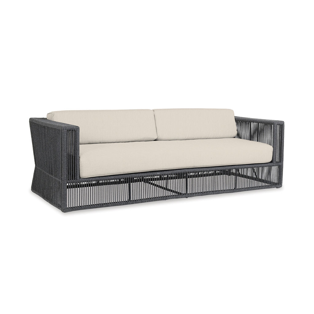 Milano Sofa In Echo Ash W/Self Welt