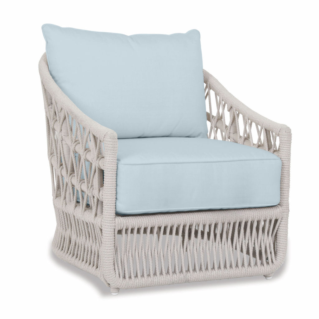 Rope Club Chair, Sky Blue