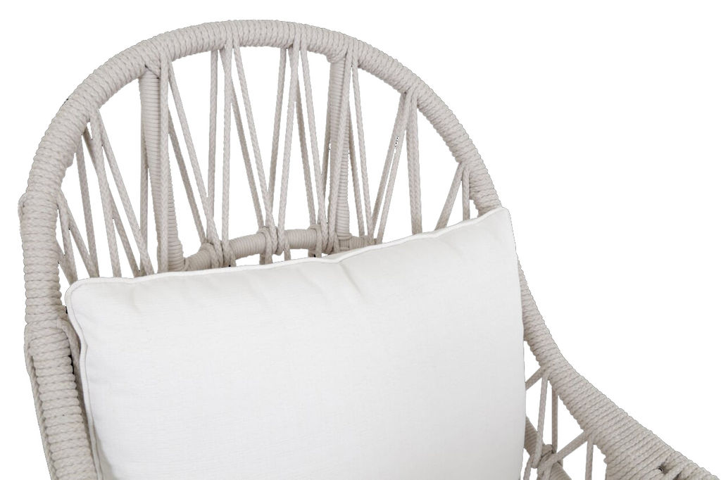 Rope Wing Chair, Indigo
