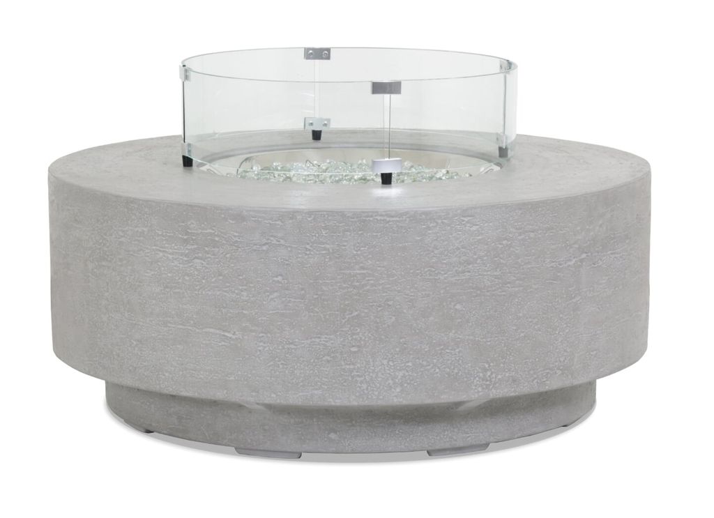 Preview image for Gravelstone Round Fire Table W/Glass Surround