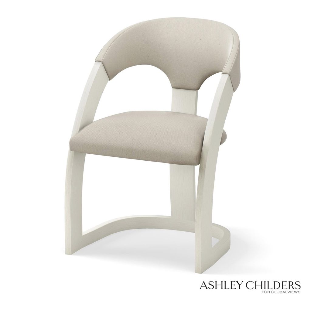 Preview image for Delia Chair-Antique White, Muslin
