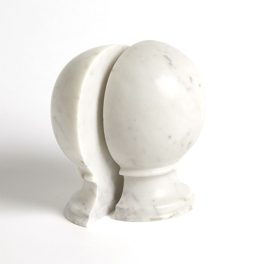 Preview image for S/2 Marble Sphere Bookends