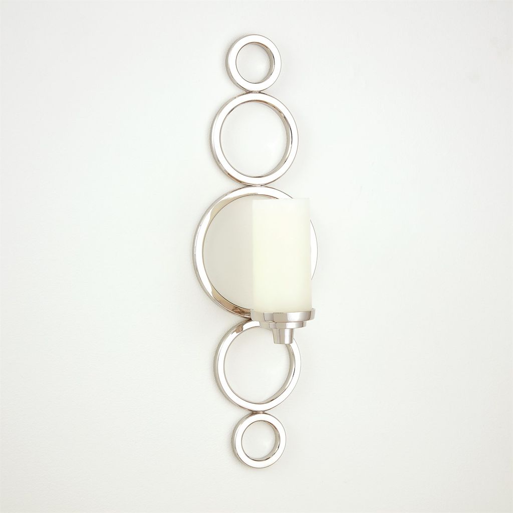Progressive Ring Sconce, Nickel