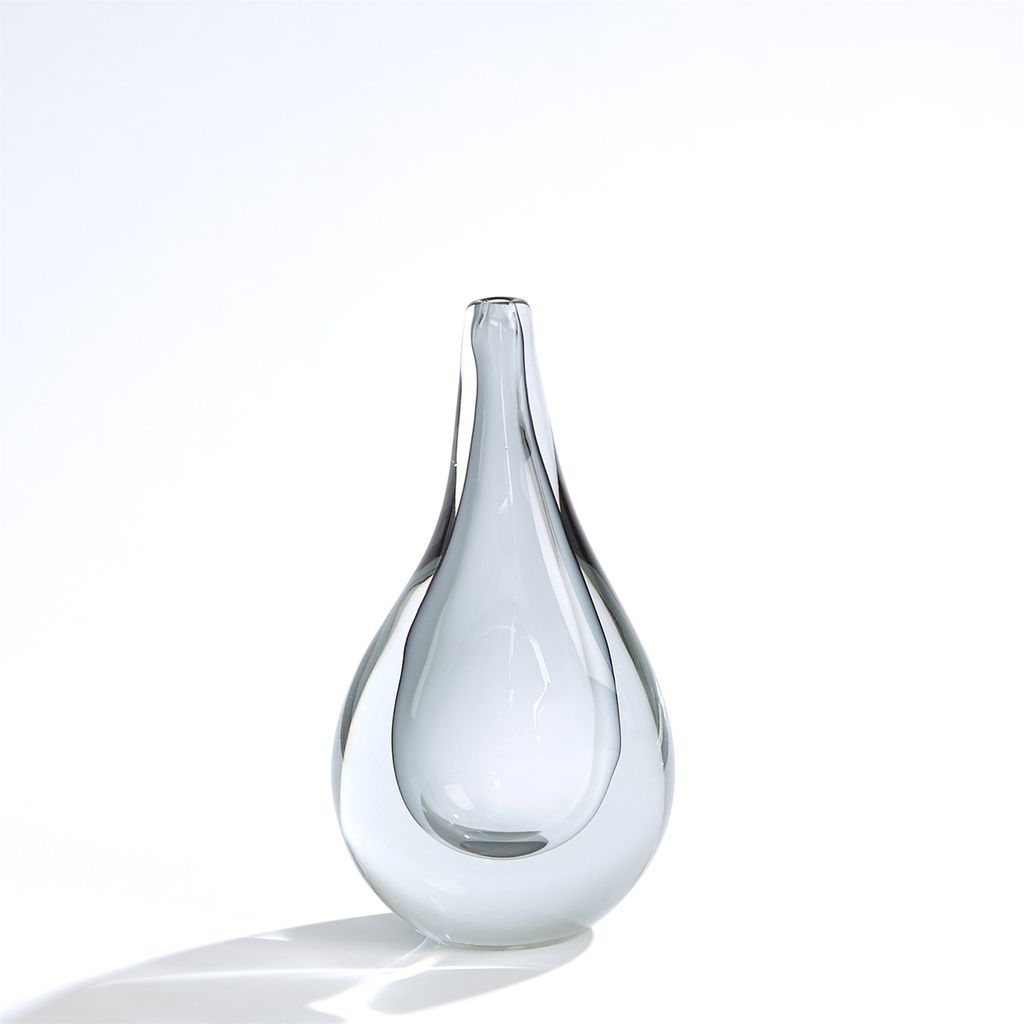 Preview image for Stretched Neck Vase Grey, Small