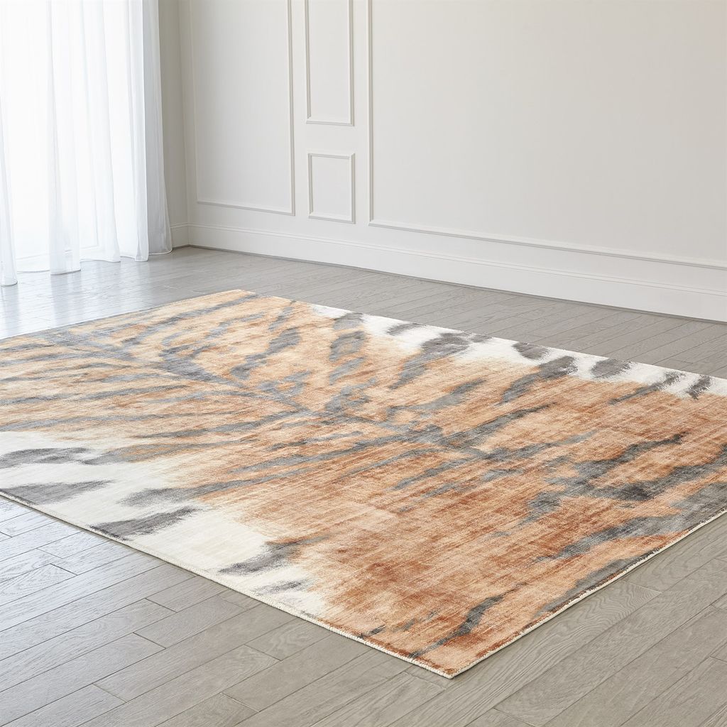 Tiger Stripe Rug Orange, 8' X 10'