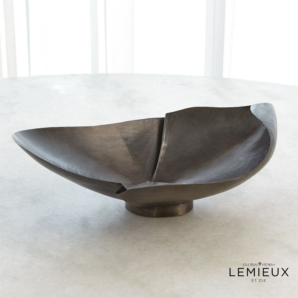 Creased Rolled Bowl, Large