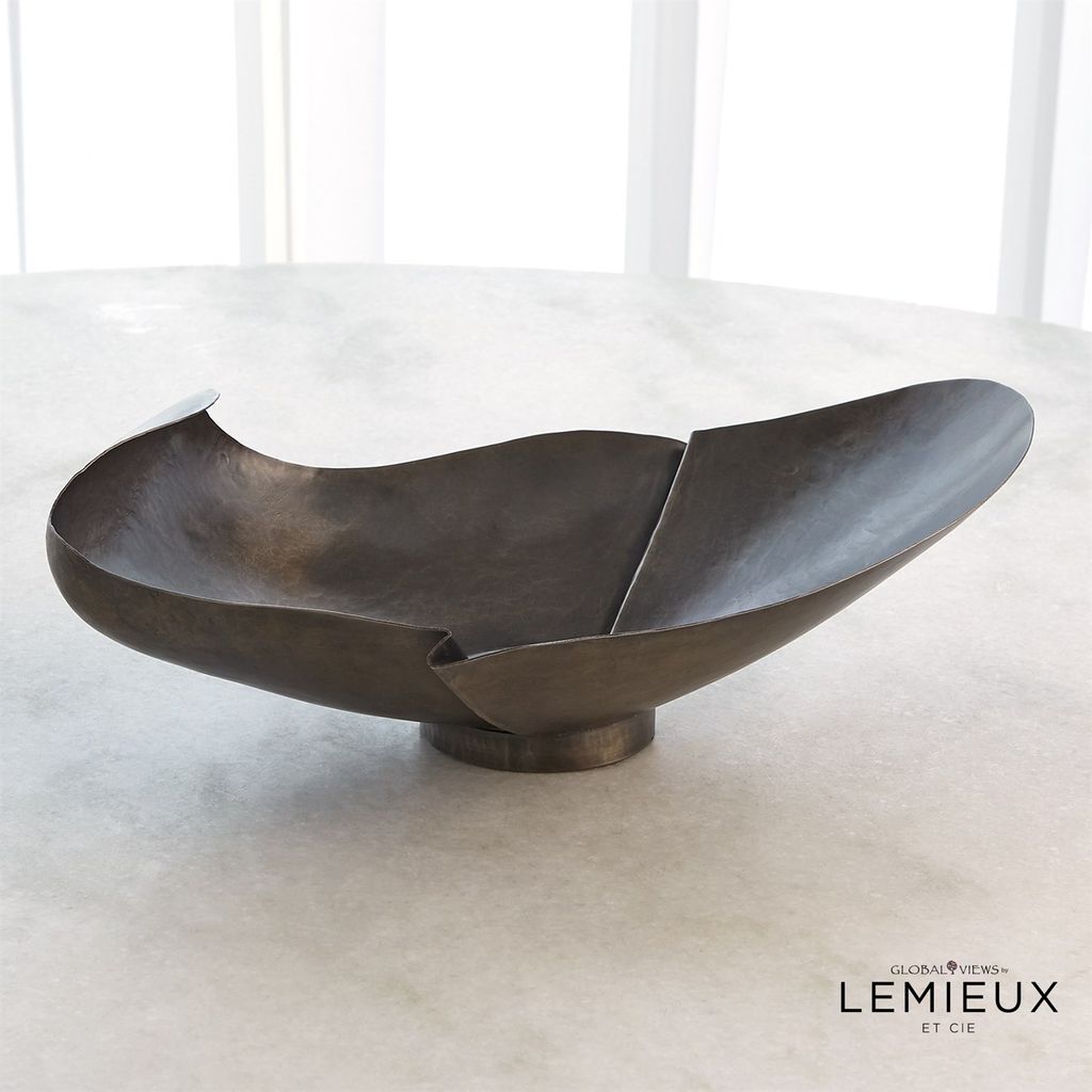 Creased Rolled Bowl, Large