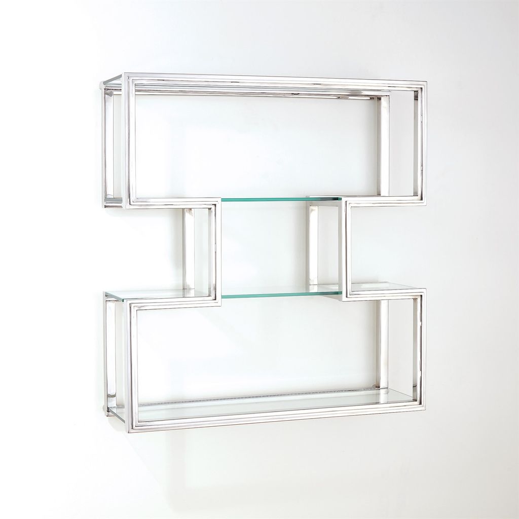 One Up Wall Shelf, Stainless Steel