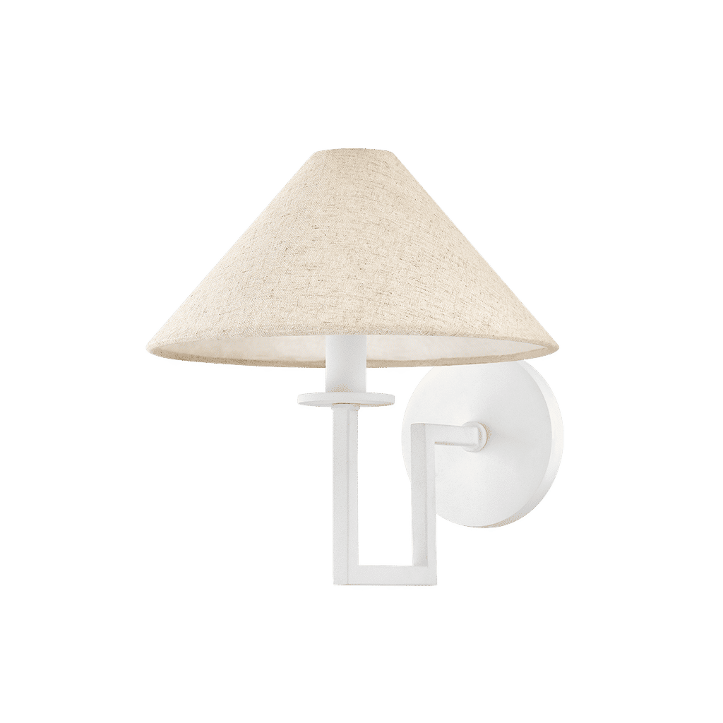 Gladwyne Wall Sconce 9.75" X 10", Textured White