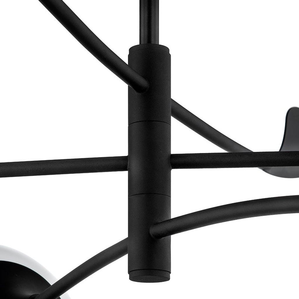 Victoria Chandelier 42" X 17.5", Textured Black