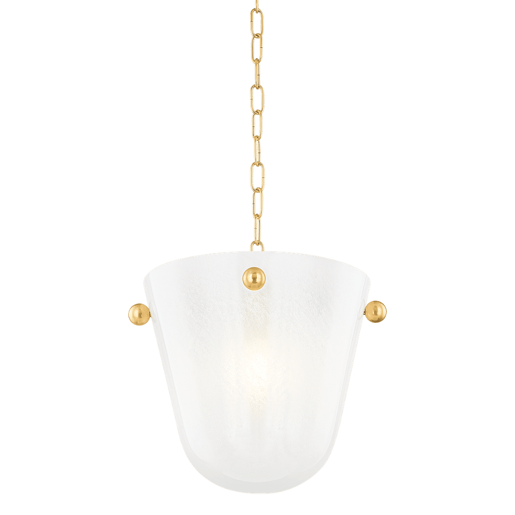 Pendant 13.75" X 12.25", Aged Brass