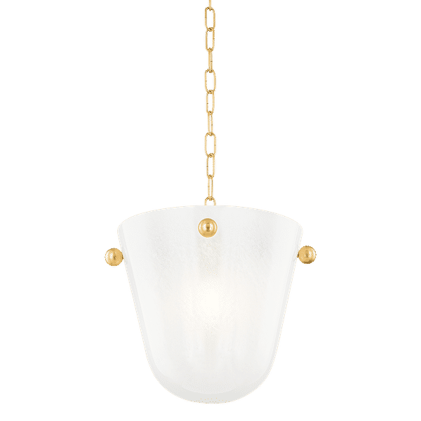 Pendant 13.75" X 12.25", Aged Brass