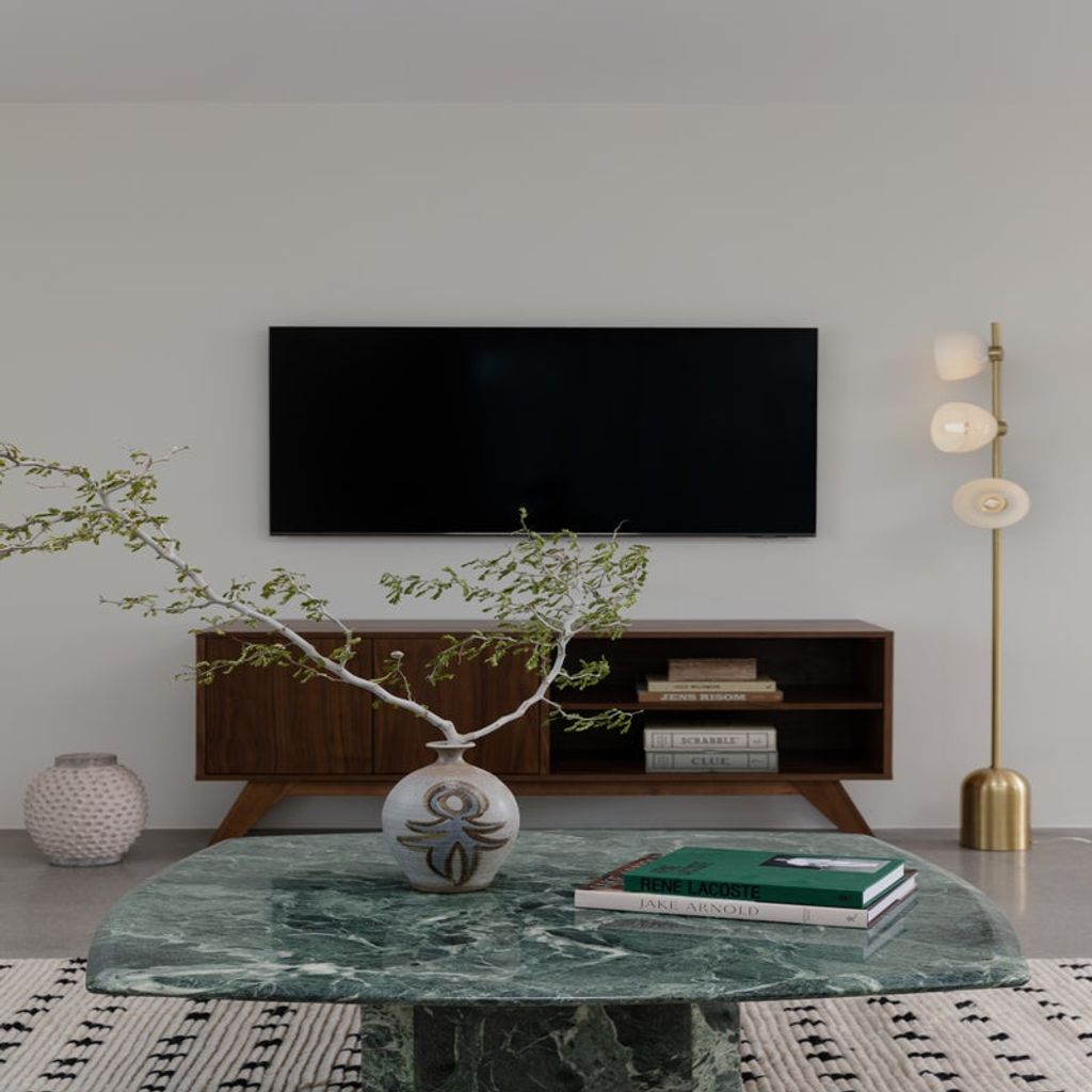 Belle Floor Lamp 11" X 67", Aged Brass