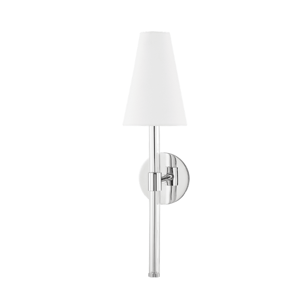 Preview image for Janelle Wall Sconce 5.5" X 21.25", Polished Nickel