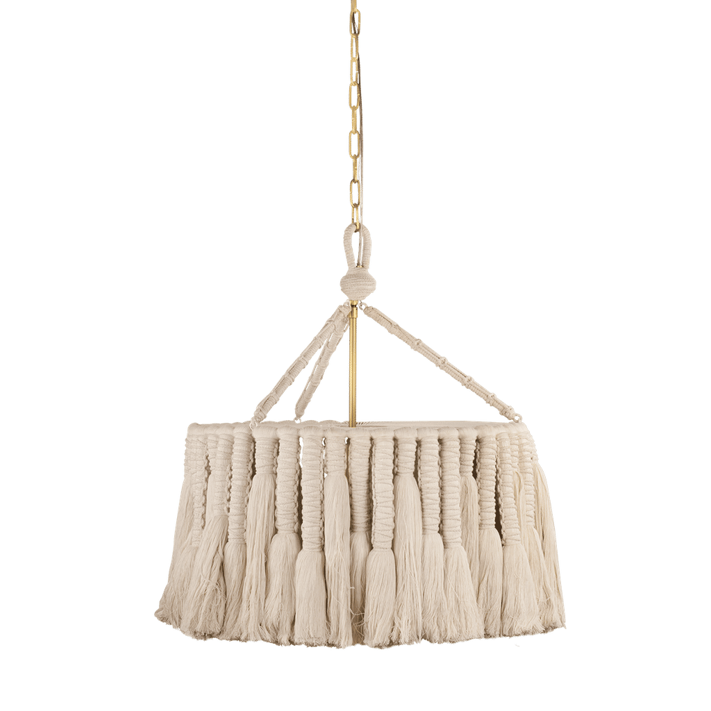Preview image for Chandelier 24" X 27.5", Aged Brass