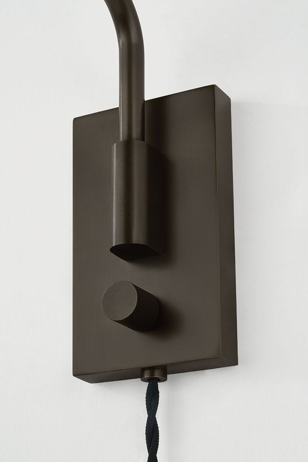 Yvette Wall Sconce 4.75" X 12.5", Bronze And Soft Bisque