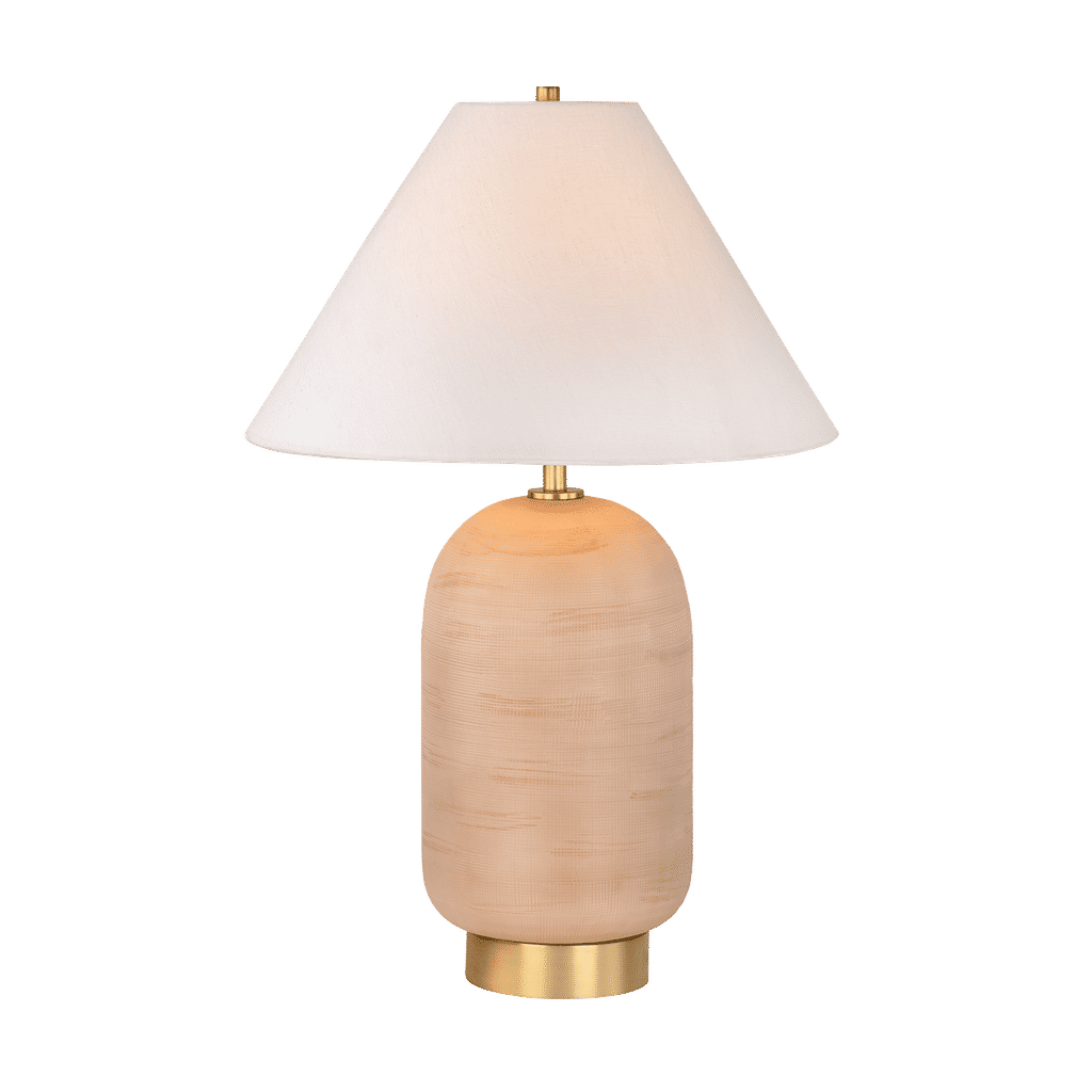 Raven Table Lamp 18" X 26.75", Aged Brass