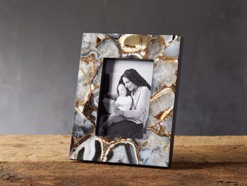 4&quot; X 6&quot; Agate Frame In Black