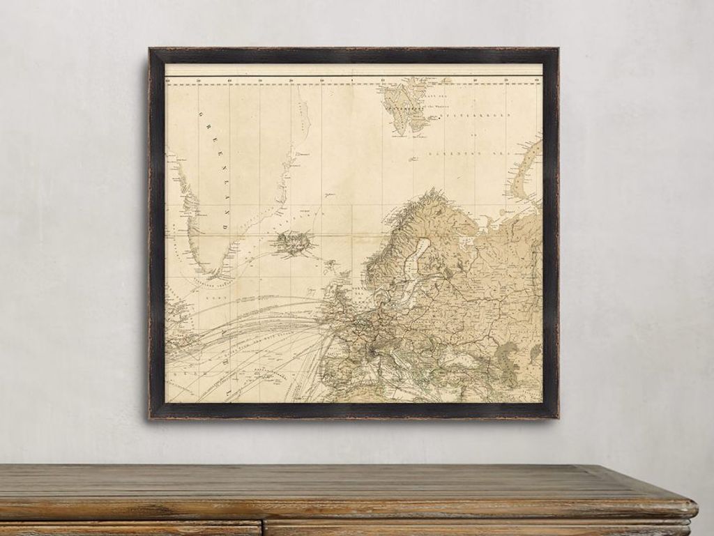 Preview image for World Map Gallery Print 2