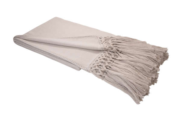 Baby Alpaca Throw 51X70" Cool Nouvelle