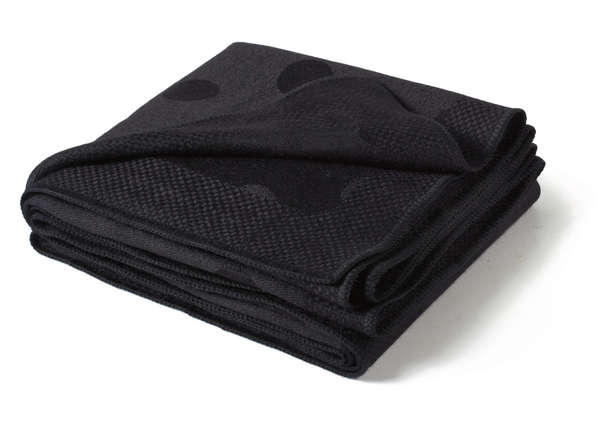 Baby Alpaca Throw 60X70" Dots Black