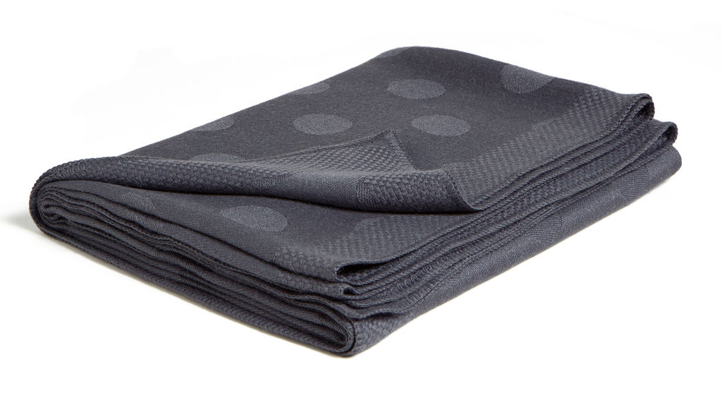 Preview image for Baby Alpaca Throw 60X70" Dots Smoke