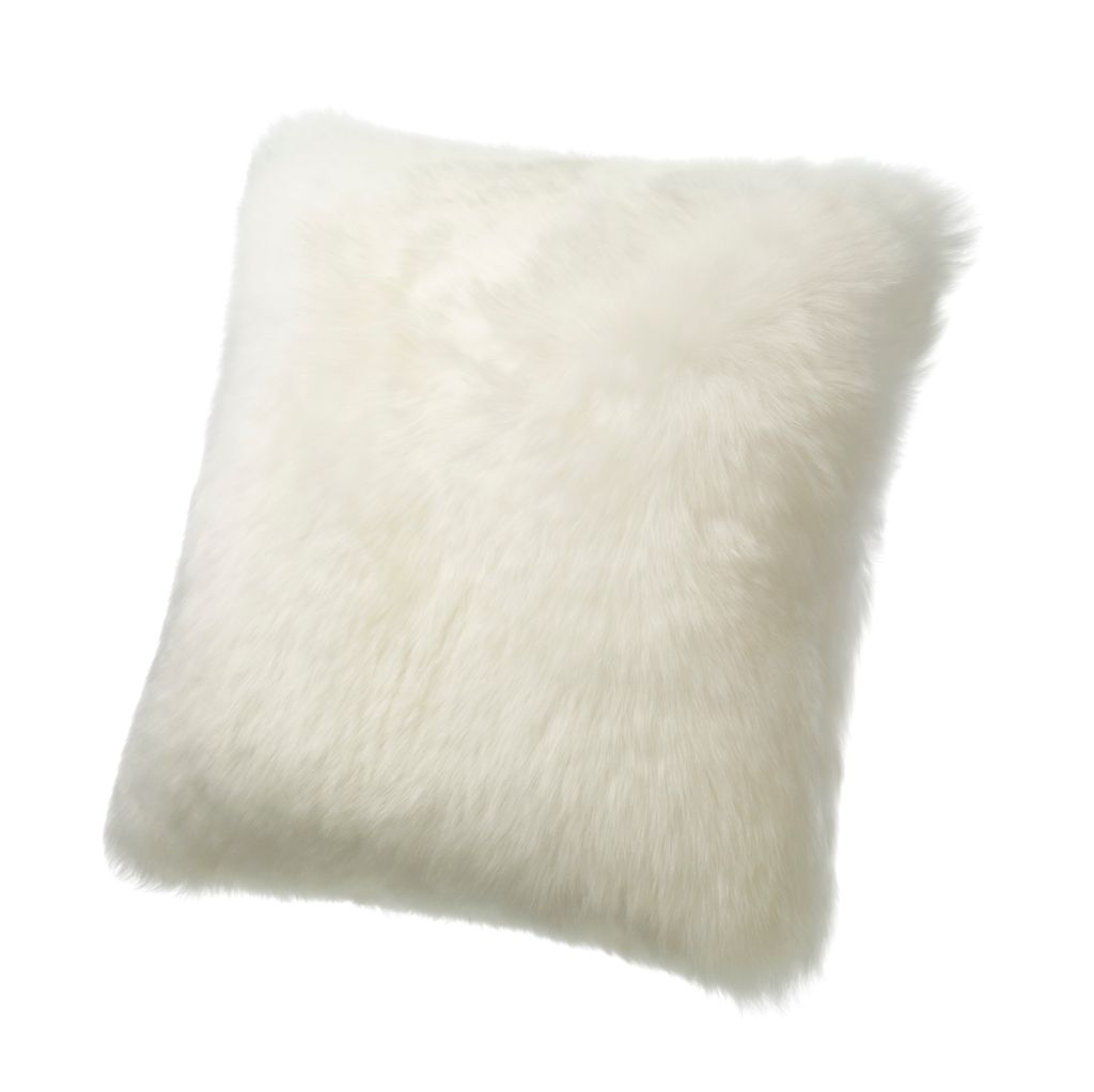Cushion Longwool 20" Flax Ivory