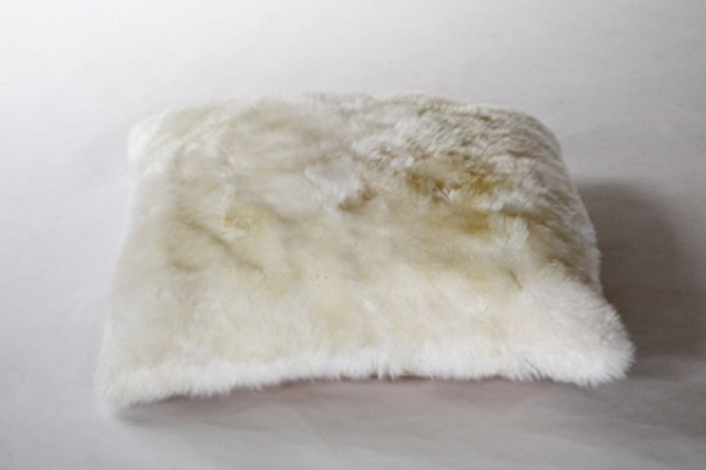 Cushion Longwool 32" Flax Ivory