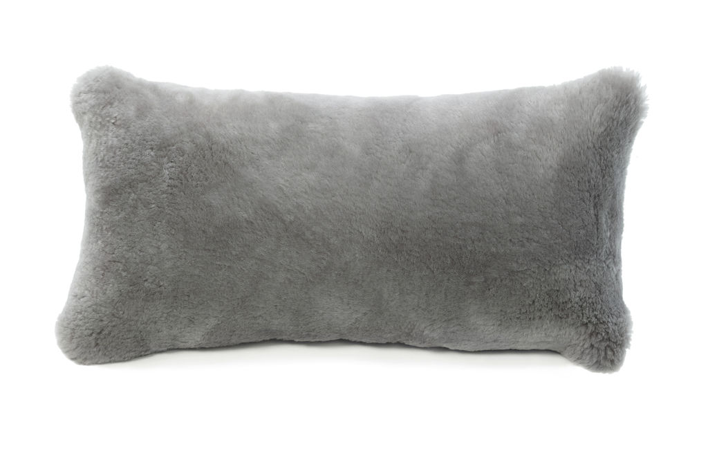 Preview image for Cushion Shortwool 11X22" Moleskin