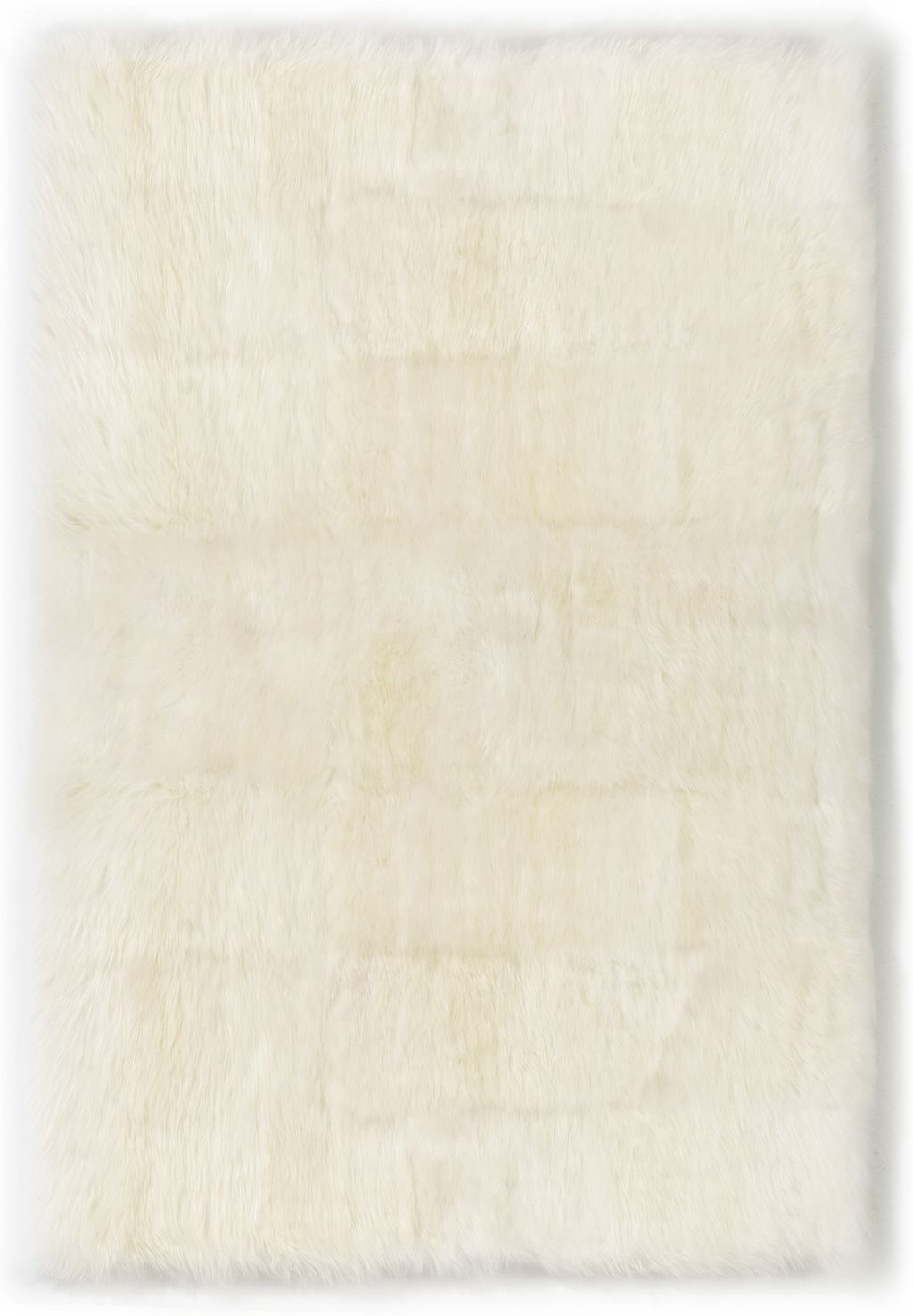 Design Rug Longwool 5X8' Ivory