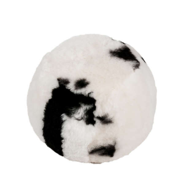 Icelandic Shearling Pouf Spotted 