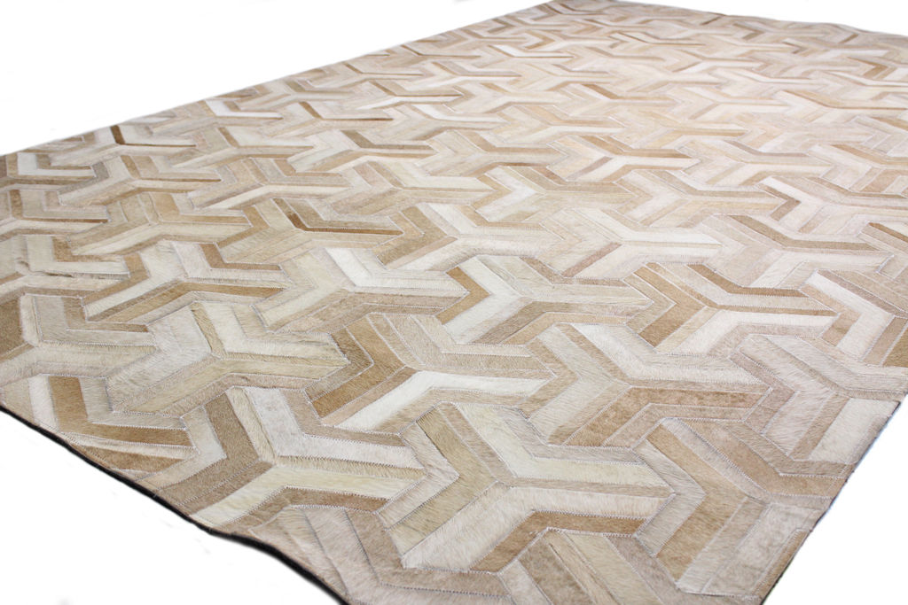 Hide Leather Area Rug 8' X 10'