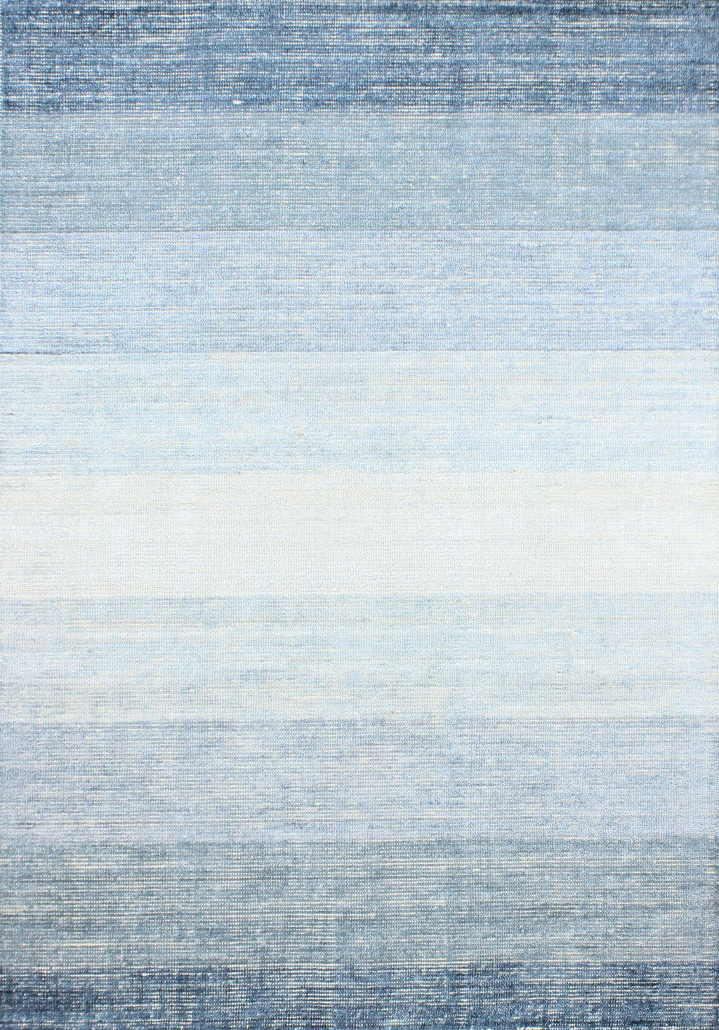 Blue Viscose Pile 8'6" X 11'6"  Area Rug
