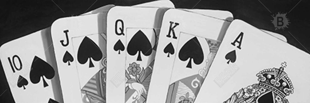Preview image for Black And White Card Game 21.26 X 61.26, Framed Stretched Canvas