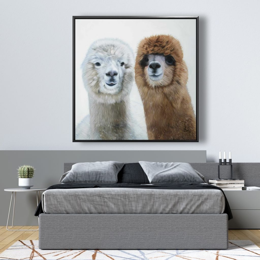 Lamas Stretched Canvas