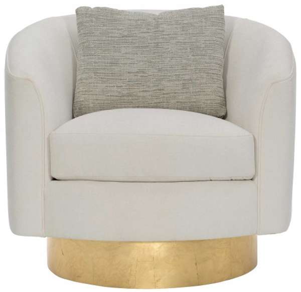 Swivel Chair, Gold Leaf