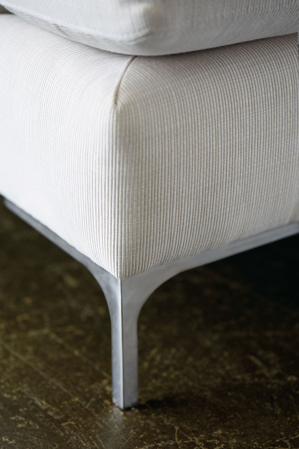 Carver Sofa (Sold In Fabric As Shown, Pillow Color Not Included) 