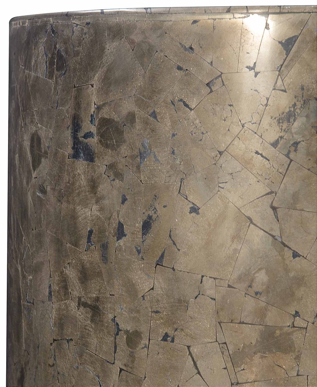 Pyrite Drum Table