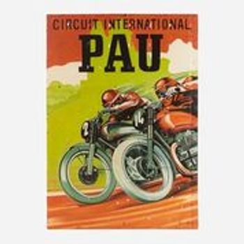 Art On Reclaimed Metal, Circuit International Pau Motorbike