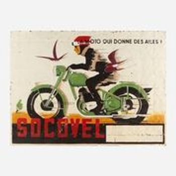 Art On Reclaimed Metal, Socovel Motorbike