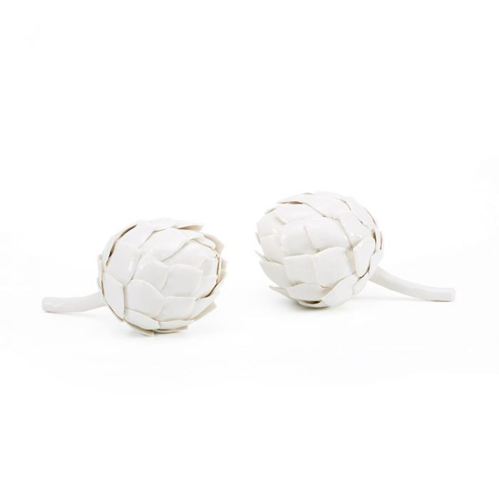 Preview image for Artichoke Porcelain Figure, White