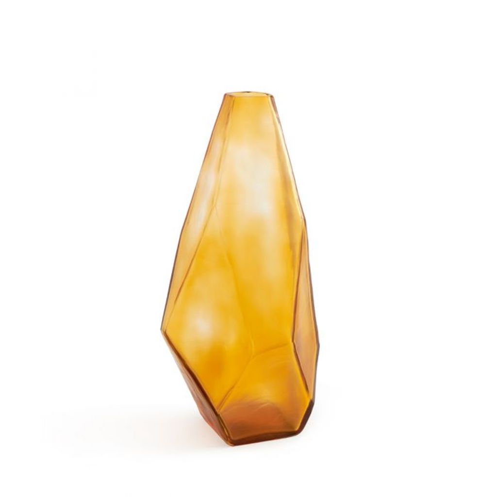 Asscher Vase, Amber