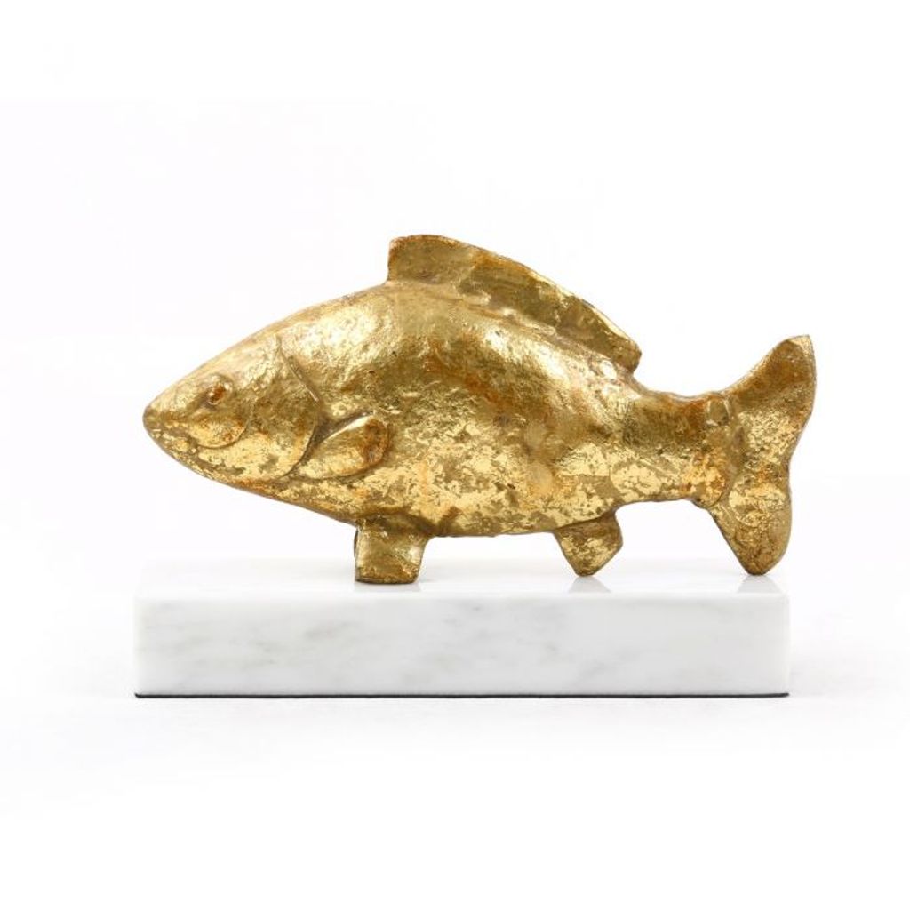 Preview image for Carp Fish Statue, Gold