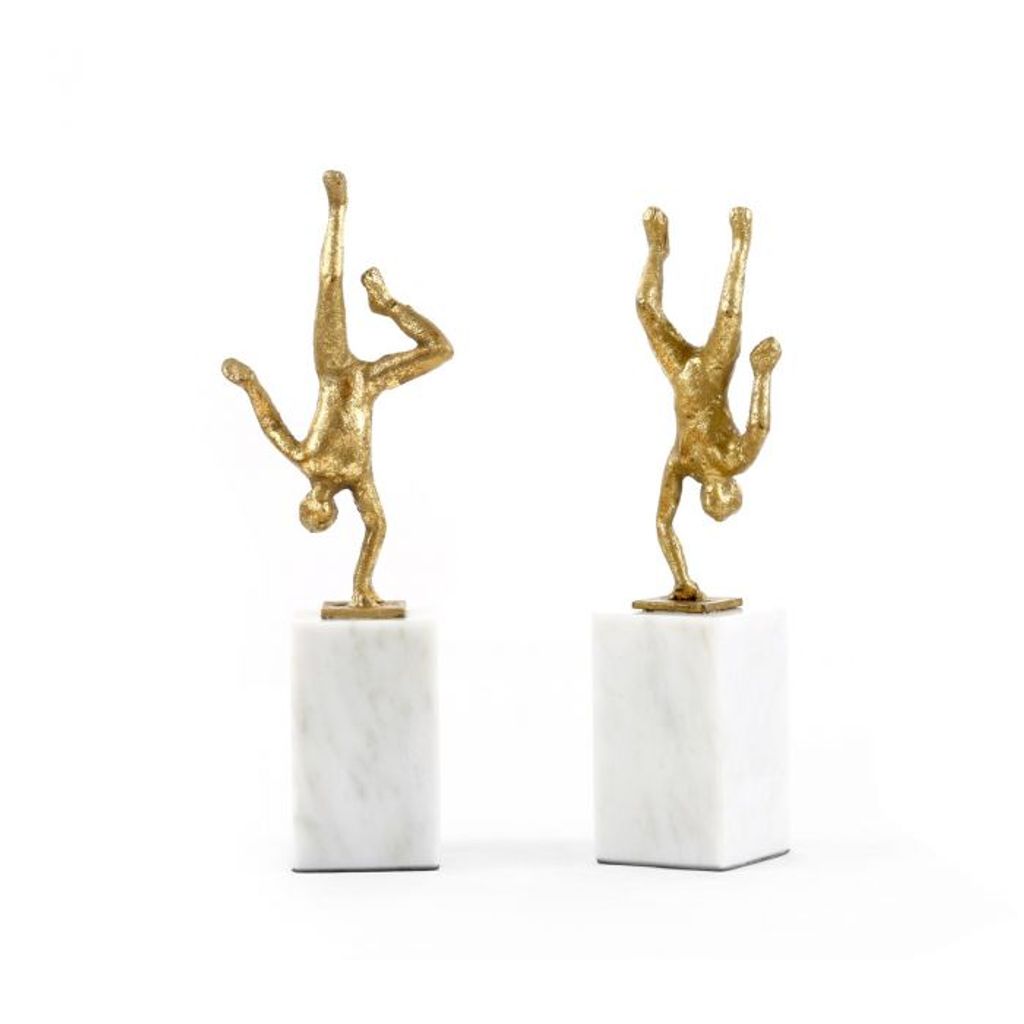 Handstand Statue, Gold