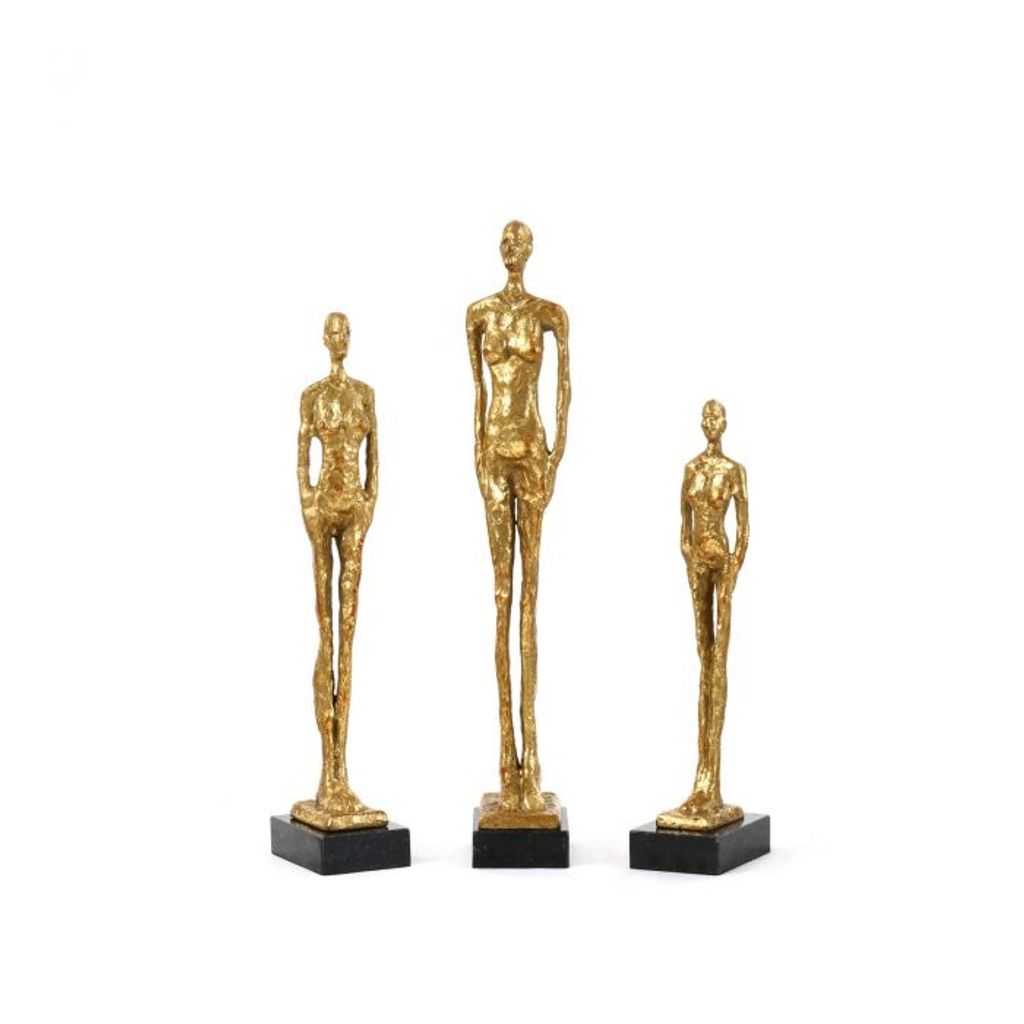 Preview image for Miles Statues - Set Of 3 Statues, Gold