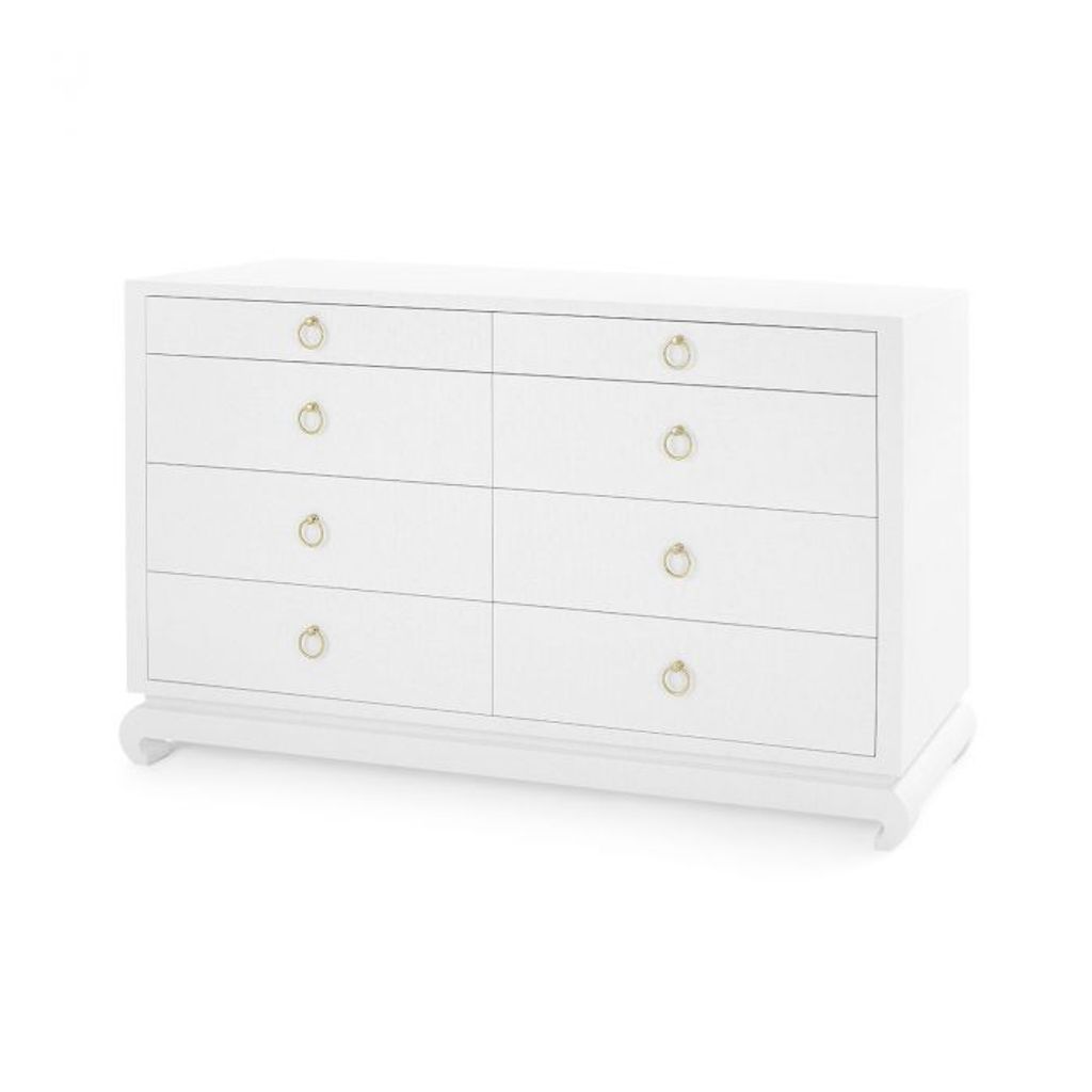 Preview image for Villa & House Ming Extra Large 8 Drawer Dresser White
