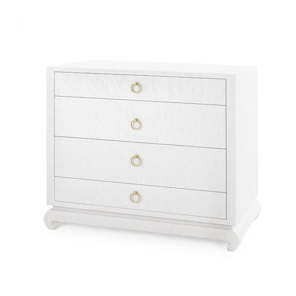 Preview image for Ming Large 4-Drawer, White