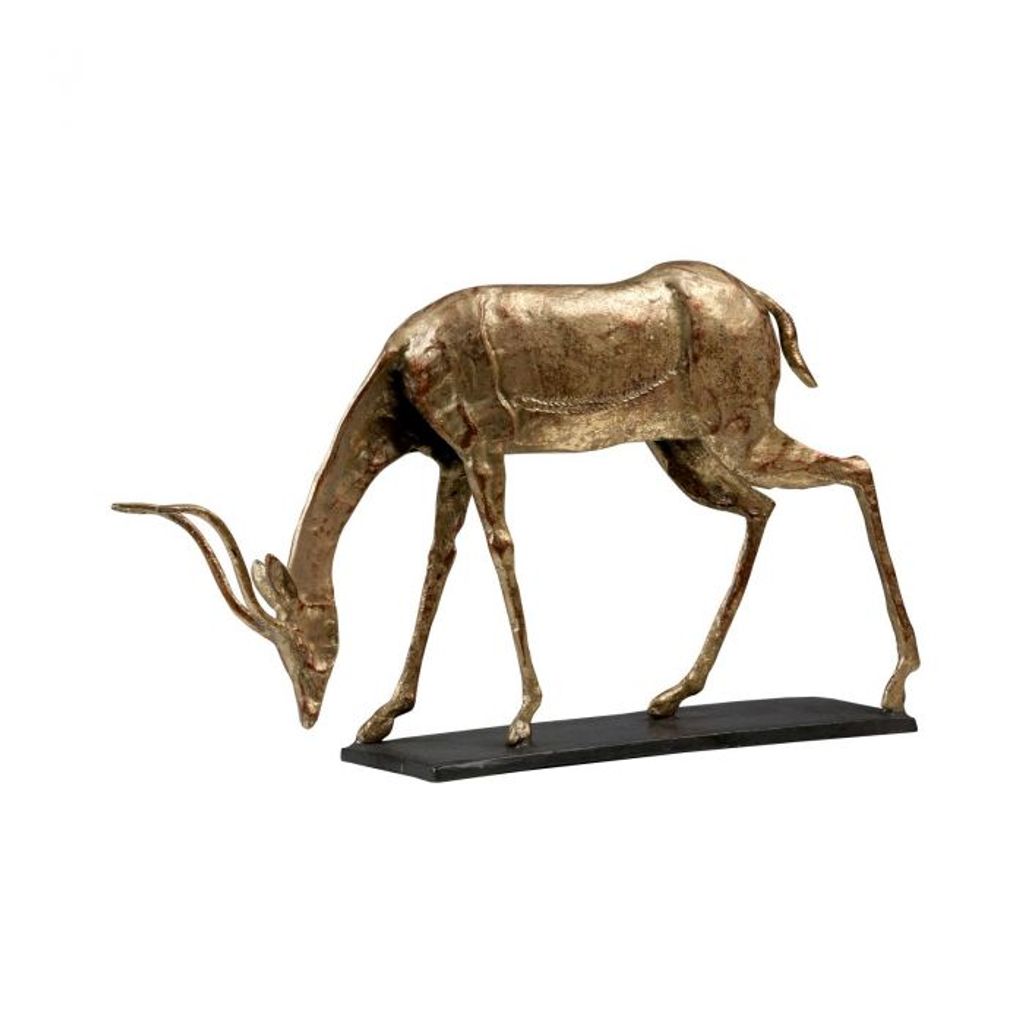 Preview image for Oryx Curved Horn Statue, Gold