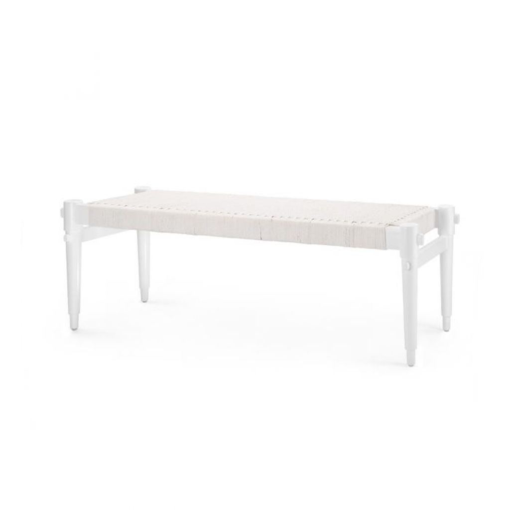 Rope Bench, White