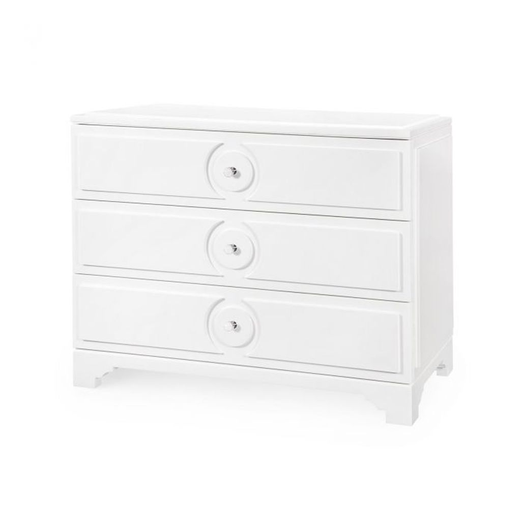Preview image for Savoy Medium 3-Drawer, White